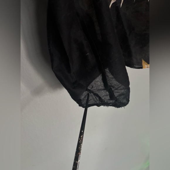 Jean Paul Gaultier Soleil Black and Beige Wide-Leg Trousers - Picture 8 of 8